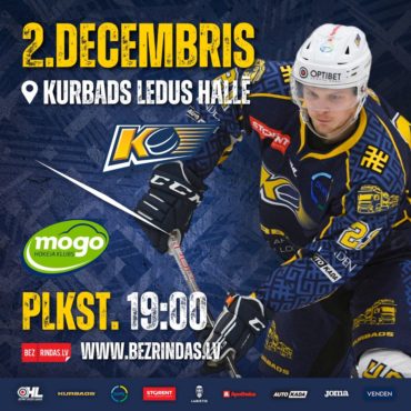 02.12.2023 Kurbads ledus hallē – HK Kurbads vs HK Mogo